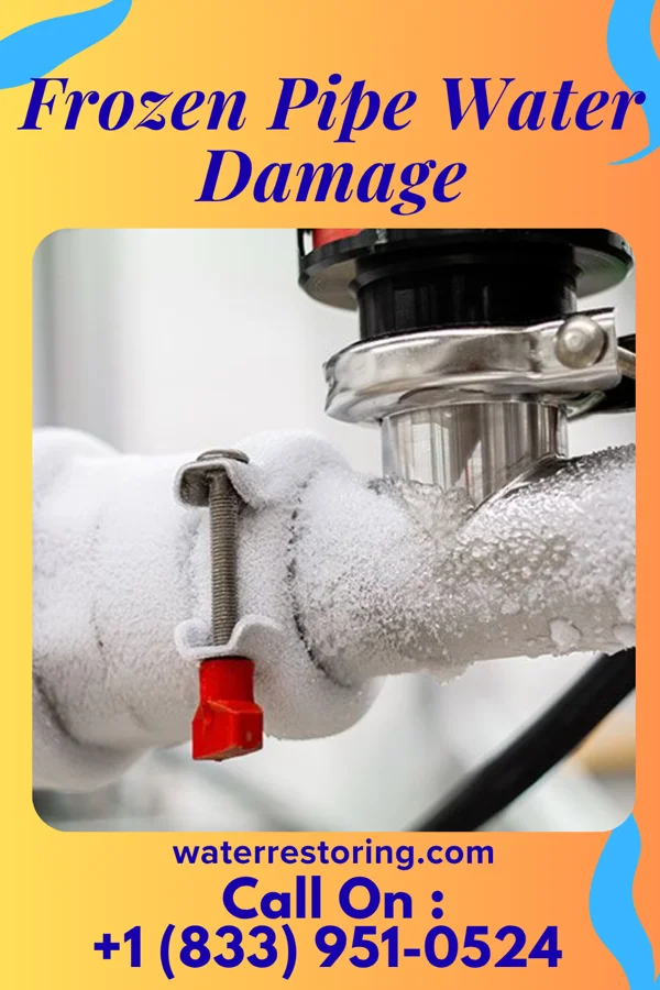 Frozen Pipe Water Damage in Sandusky, MI